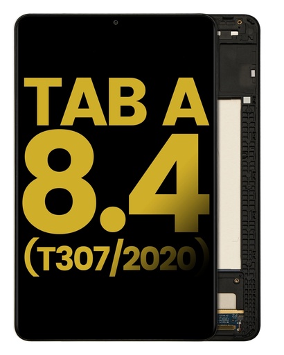 [107082015261] Bloc écran LCD avec chassis compatible SAMSUNG Tab A 8.4" - T307 - Reconditionné
