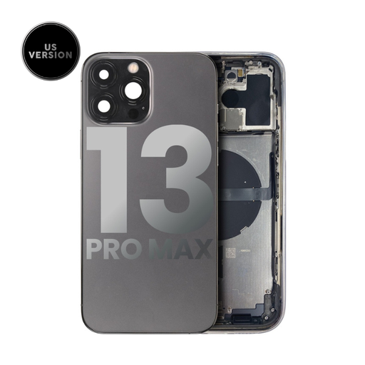 Châssis avec nappes pour iPhone 13 Pro Max - Grade A - avec Logo - Version US - Graphite - original occasion