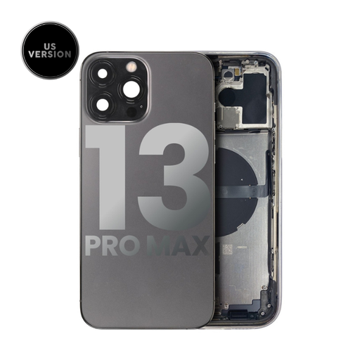 [107082111071] Châssis avec nappes pour iPhone 13 Pro Max - Grade A - avec Logo - Version US - Graphite