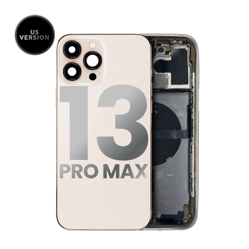 Châssis avec nappes pour iPhone 13 Pro Max - Grade A - avec Logo - Version US - Or - original occasion