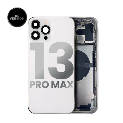 [107082111073] Châssis avec nappes pour iPhone 13 Pro Max - Grade A (avec Logo) - Version US - Argent