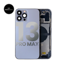 Châssis avec nappes pour iPhone 13 Pro Max - Grade A - avec Logo - Version US - Bleu - original occasion