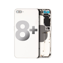 Châssis avec nappes pour iPhone 8 Plus - Grade A - avec logo - Argent - original occasion