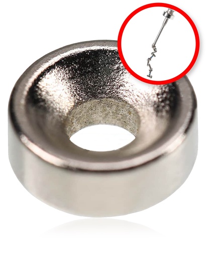 Lot de 10 Mini anneaux magnétiques pour tournevis