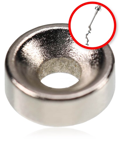[107083000481] Mini anneaux magnétiques pour tournevis - Pack de 10