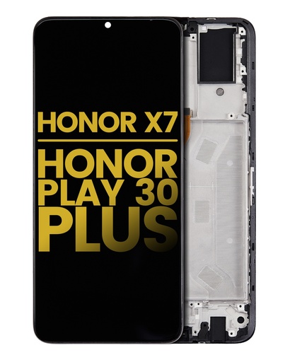 [107082134702] Bloc écran LCD avec châssis compatible Honor X7 - Play 30 Plus - Reconditionné - Toutes couleurs