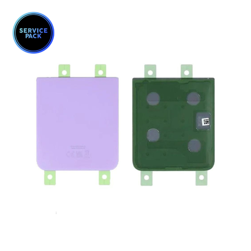 [GH82-29298B] Vitre arrière inférieure pour SAMSUNG Z Flip 4 - F721 - SERVICE PACK - Lavande