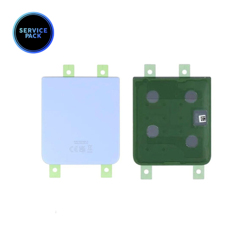 [GH82-29298D] Vitre arrière inférieure pour SAMSUNG Z Flip 4 - F721 - SERVICE PACK - Bleu