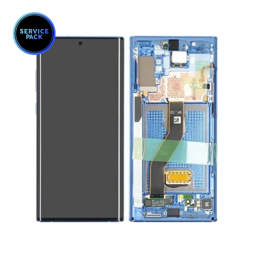 [GH82-20838D] Bloc écran OLED pour SAMSUNG Note 10 Plus - SERVICE PACK - Aura Bleu