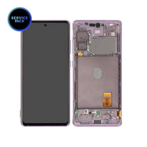 [GH82-24214C] Bloc écran OLED pour SAMSUNG S20 FE 5G G781F - SERVICE PACK - Rose Lavande