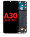 Bloc écran OLED avec châssis pour SAMSUNG A30 - A305 - Aftermarket Plus - Toutes couleurs