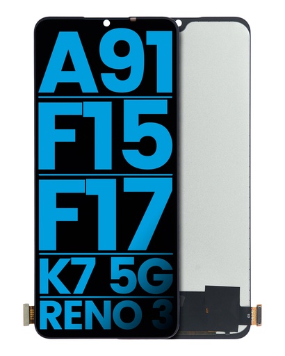 Bloc écran LCD sans châssis pour Oppo A91 - F15 - F17 - K7 5G - Reno 3 - Aftermarket Incell - Toutes couleurs