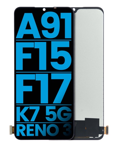 [107082120302] Bloc écran LCD compatible pour Oppo A91 / F15 / F17 / K7 5G / RENO 3 - Sans châssis - Aftermarket Incell