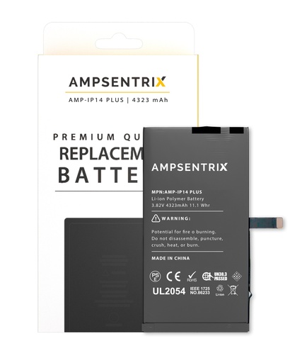 [107082128691] Batterie compatible pour iPhone 14 Plus - AMPSentrix