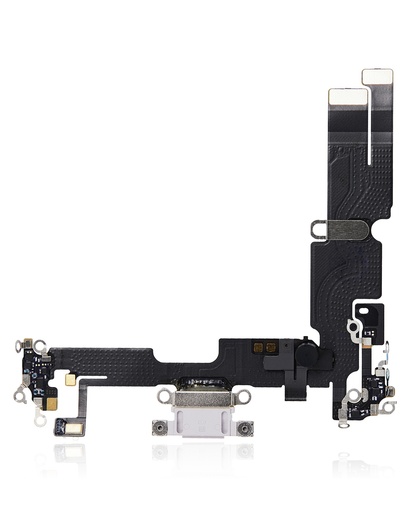 [107082129058] Connecteur de charge compatible iPhone 14 Plus - Premium - Mauve