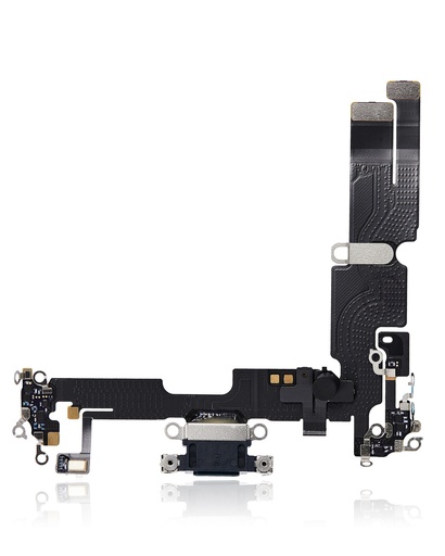 Connecteur de charge avec nappe pour iPhone 14 Plus - Premium - Noir Minuit