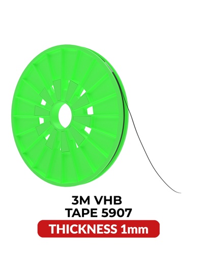 Ruban pour Tape Base - 3M VHB 5907 - 1mm x 25 m