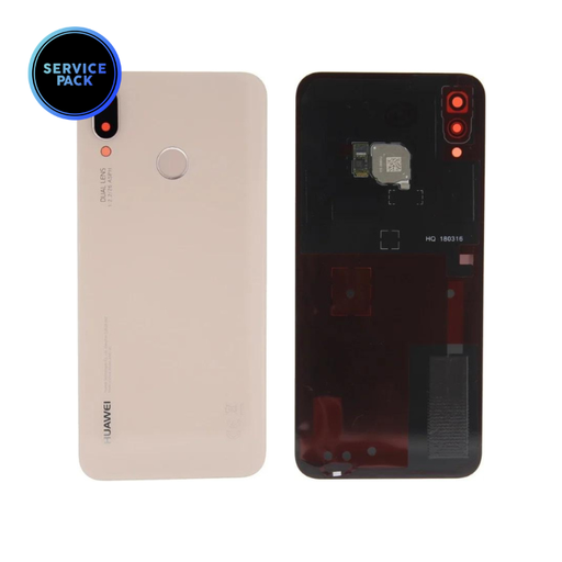 [02351VQY] Vitre arrière pour Huawei P20 Lite - Rose - SERVICE PACK