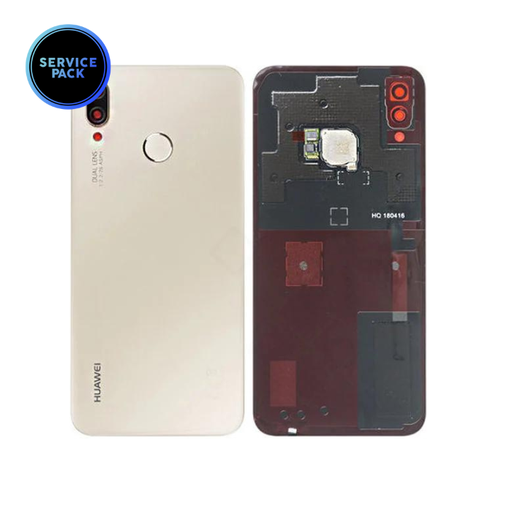 [02351WTG] Vitre arrière pour Huawei P20 Lite - Or - SERVICE PACK