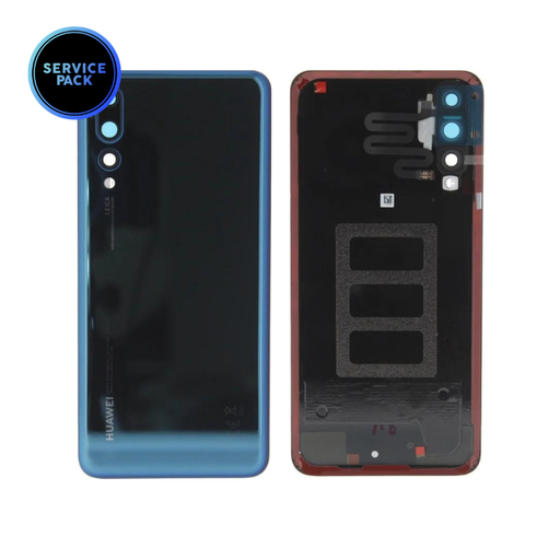 [02351WRT] Vitre arrière pour Huawei P20 Pro - SERVICE PACK - Bleu