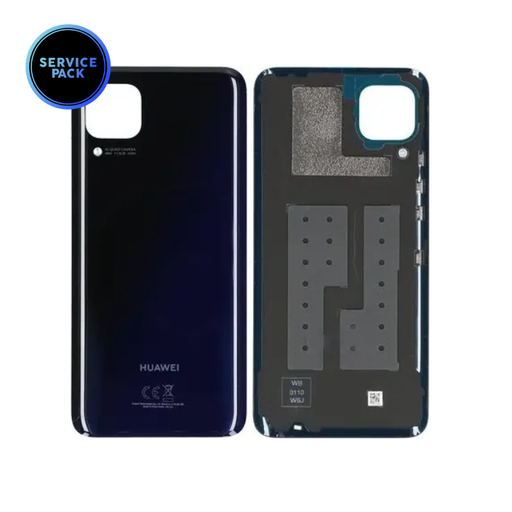[02353MVD] Vitre arrière pour Huawei P40 Lite - Noir - SERVICE PACK