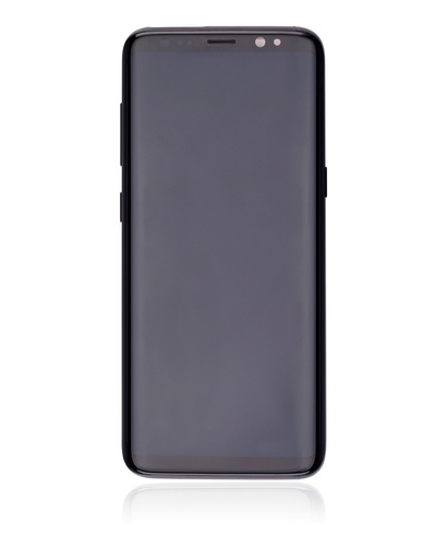 [4270.3955] Bloc écran OLED avec châssis pour SAMSUNG S8 - Reconditionné - Noir