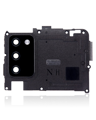 [107082087750] Plaque de support carte mere avec lentille arriere compatible SAMSUNG A02S A025 - Noir - Version N