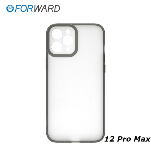 [FW-KZ5-3] Coque de protection personnalisable pour iPhone 12 Pro Max - FORWARD - Gris sidéral