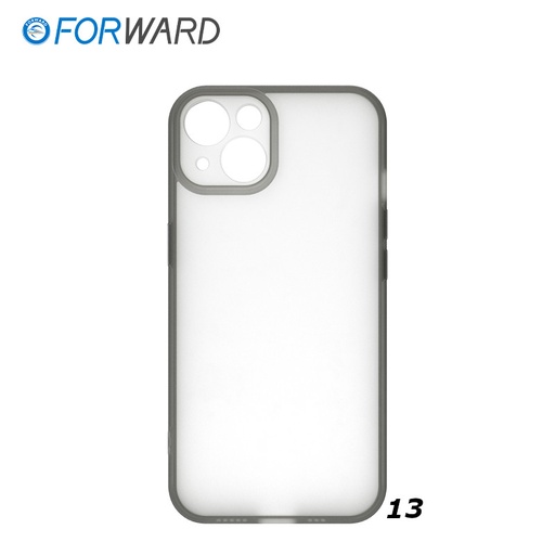 [FW-KZ3-3] Coque de protection personnalisable pour iPhone 13 - FORWARD - Gris Sidéral