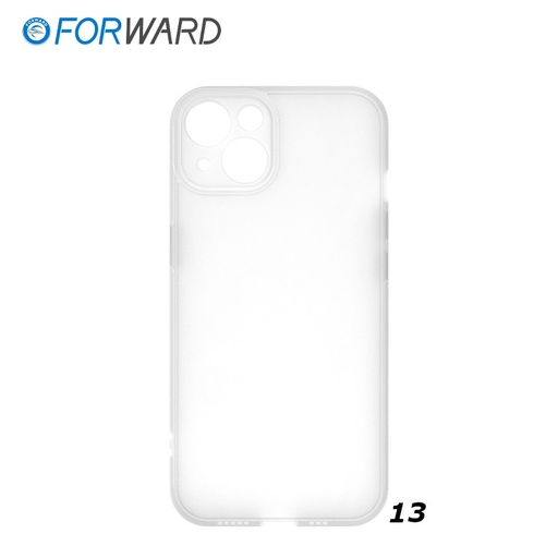 Coque de protection personnalisable pour iPhone 13 - FORWARD - Blanc