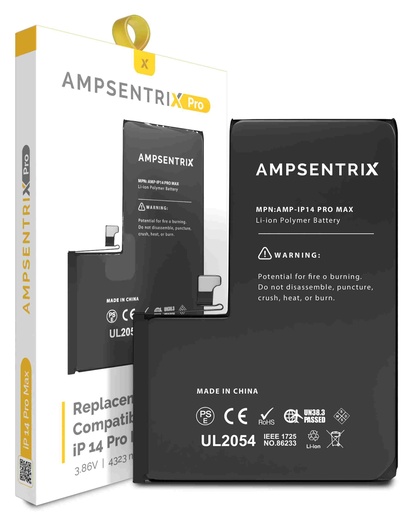 Batterie pour iPhone 14 Pro Max - AmpSentrix Pro