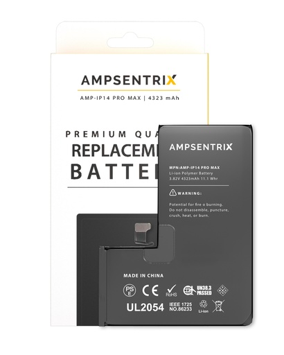 [107082128693] Batterie pour iPhone 14 Pro Max - Ampsentrix