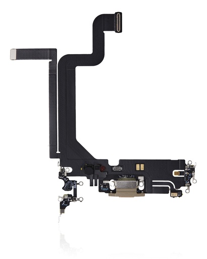 Connecteur de charge avec nappe pour iPhone 14 Pro Max - Premium - Or