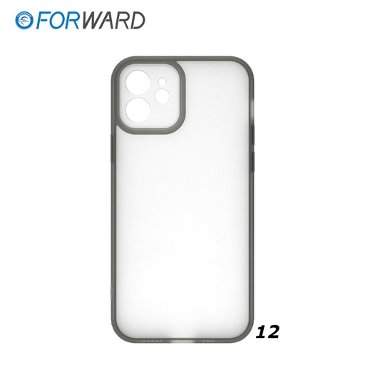 [FW-KZ7-3] Coque de protection personnalisable pour iPhone 12 - FORWARD - Gris Sidéral