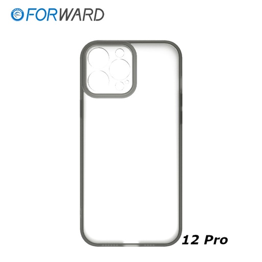 [FW-KZ6-3] Coque de protection personnalisable pour iPhone 12 Pro - FORWARD - Gris sidéral