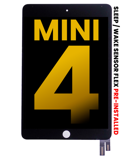 [107082006301] Bloc écran LCD et tactile compatible iPad Mini 4 - Reconditionné - Noir