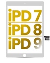 Vitre tactile pour iPad 72019-iPad 82020-iPad 9 2021 - Reconditionné - Blanc