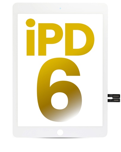 Vitre tactile pour iPad 6 - Reconditionné - Blanc