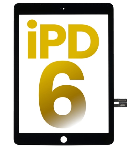 Vitre tactile pour iPad 6 - Reconditionné - Noir