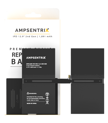 [107082006466] Batterie compatible pour iPad Pro 12,9 2e Gen - Ampsentrix