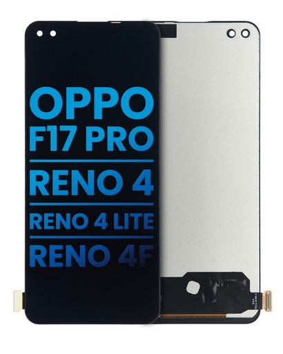 [107082127001] Bloc écran LCD sans châssis compatible Oppo F17 Pro - Reno 4 - Reno 4 Lite - Reno 4F - Aftermarket Incell- Toutes couleurs