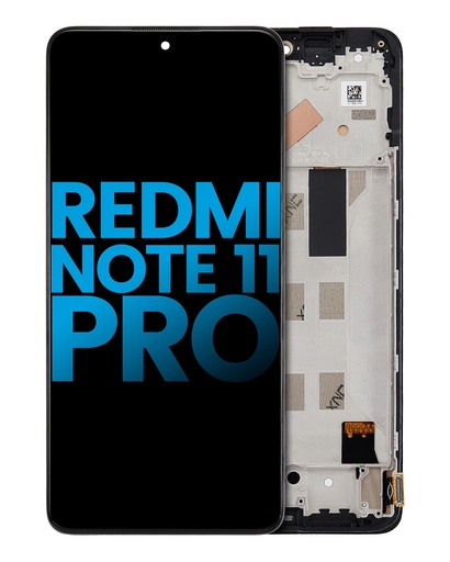 [107082127503] Bloc écran LCD avec châssis compatible Xiaomi Redmi Note 11 Pro - Aftermarket : Incell - Toutes couleurs