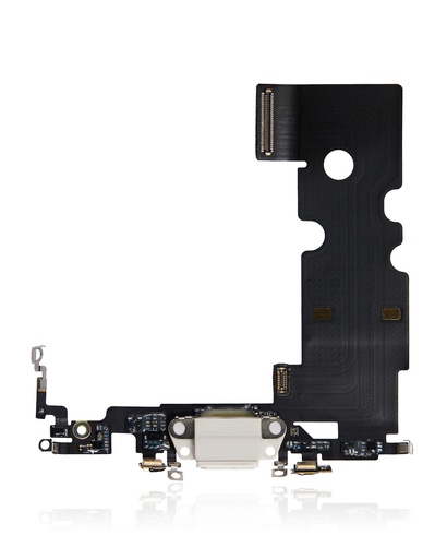 Connecteur de charge avec nappe pour iPhone SE 2022 - Premium - Blanc