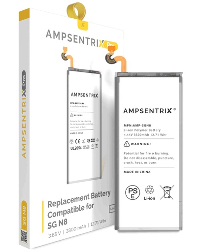 [107082011352] Batterie compatible SAMSUNG Note 8 - N950 - AmpSentrix Pro