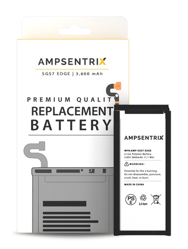 [107082010843] Batterie compatible pour SAMSUNG S7 Edge - G935 - Ampsentrix