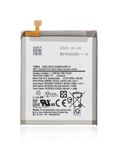 [107082071422] Batterie compatible SAMSUNG A10e - A102 et A20e - A202