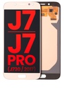 Bloc écran OLED sans châssis pour SAMSUNG J7 - J7 Pro - J730F - Aftermarket Plus - Or
