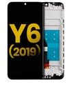 Bloc écran LCD avec châssis pour HUAWEI Y6 2019 - Reconditionné - Noir