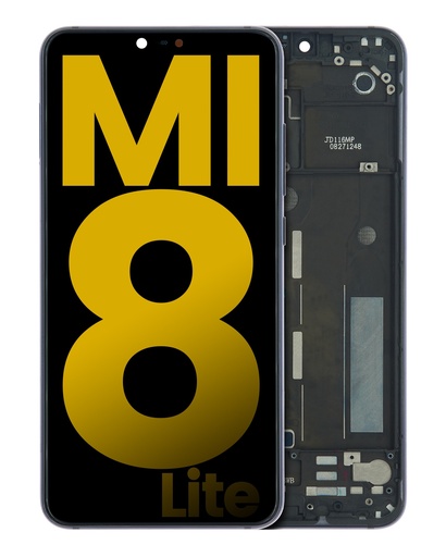 Bloc écran LCD avec châssis pour XIAOMI Mi 8 Lite - Reconditionné - Noir