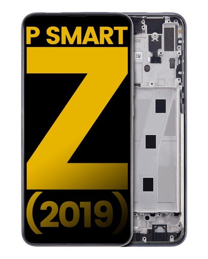 Bloc écran LCD avec châssis pour HUAWEI P Smart Z 2019 - Reconditionné - Noir